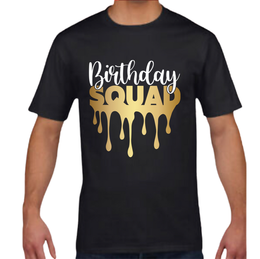 BIRTHDAY SQUAD T-SHIRT