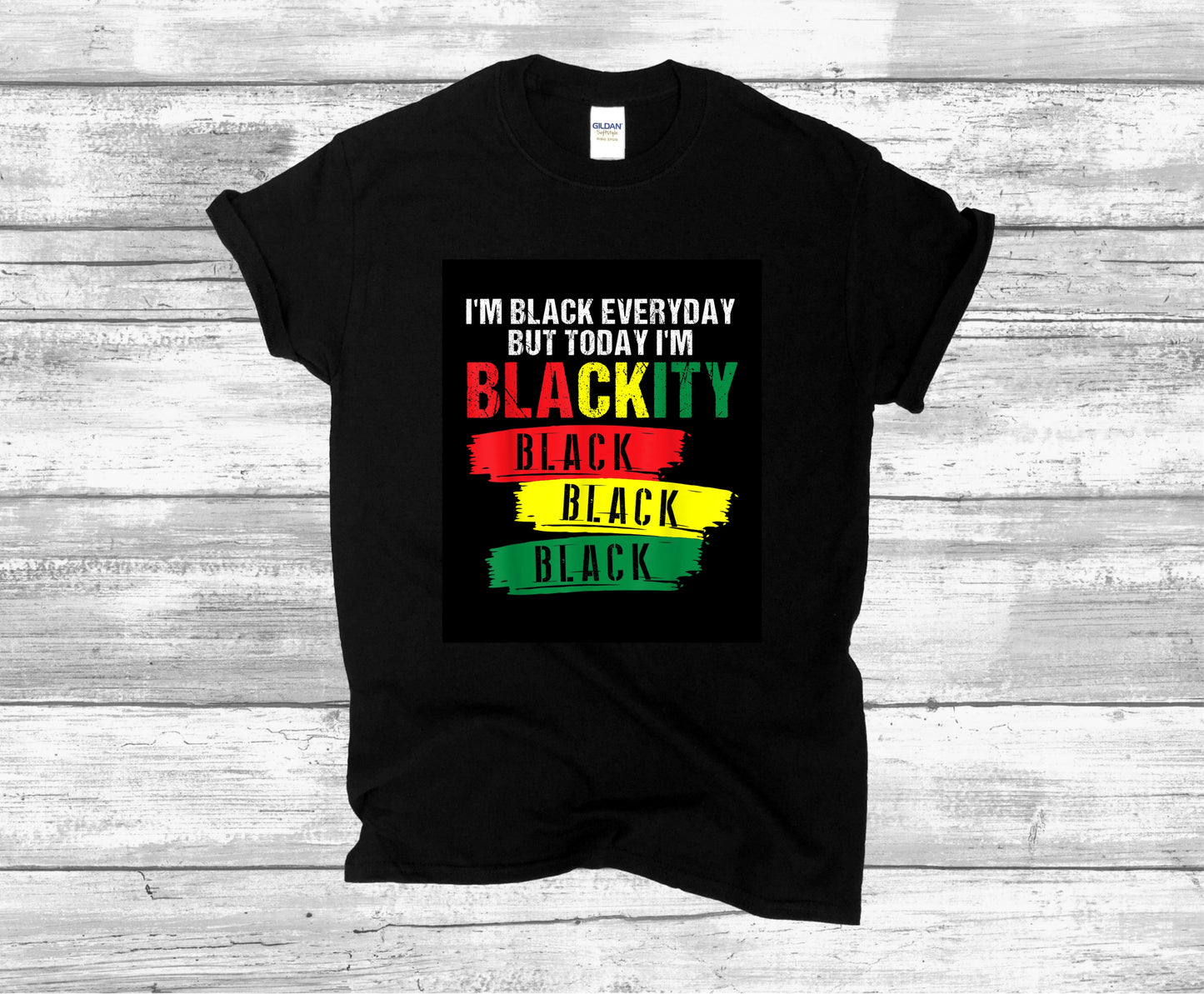 BLACK BLACK BLACK T-SHIRT