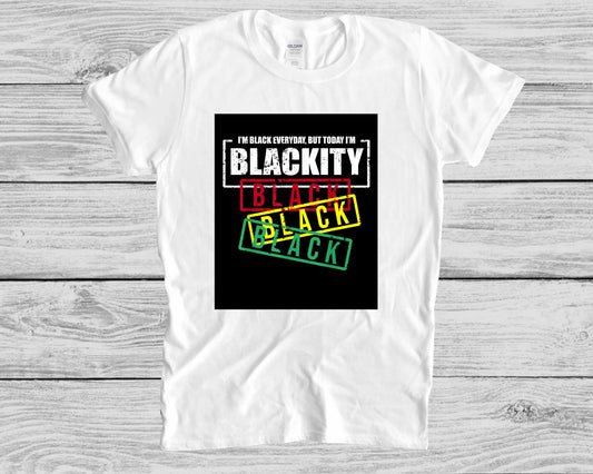 BLACK BLACK BLACK T-SHIRT