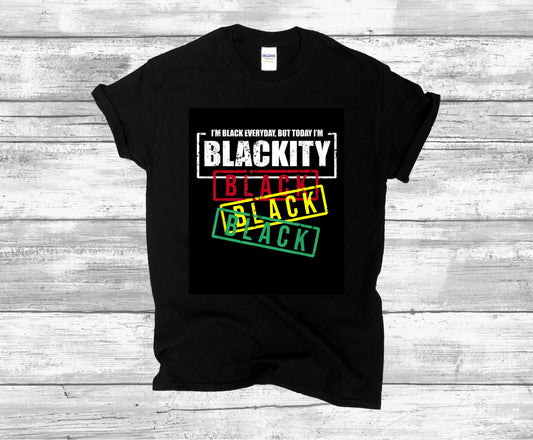 BLACK BLACK BLACK T-SHIRT