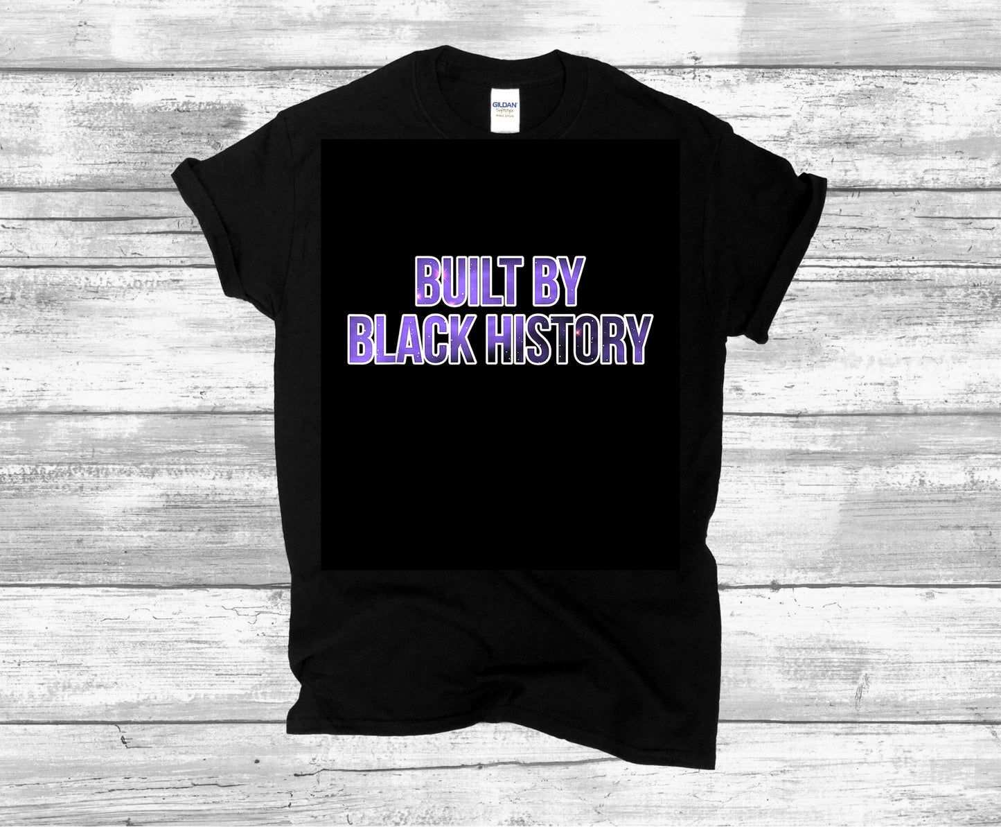BUILT BY BLACK HISTORY T-SHIRT