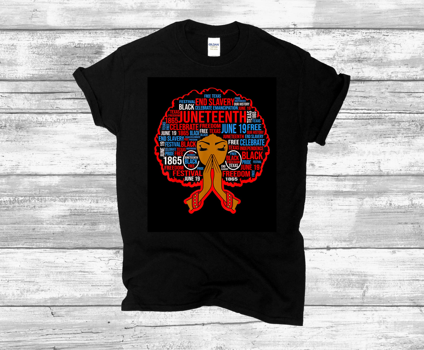 Juneteenth Afro T-SHIRT