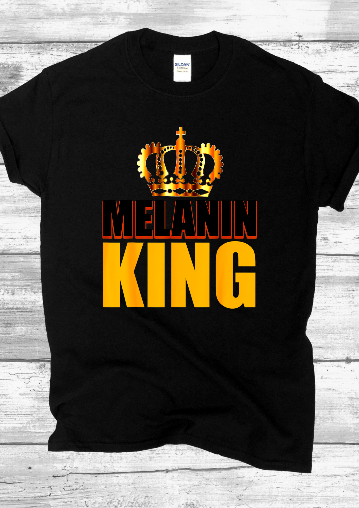 BLACK KING T-SHIRT.