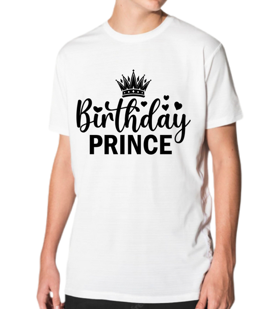 BIRTHDAY PRINCE T-SHIRT