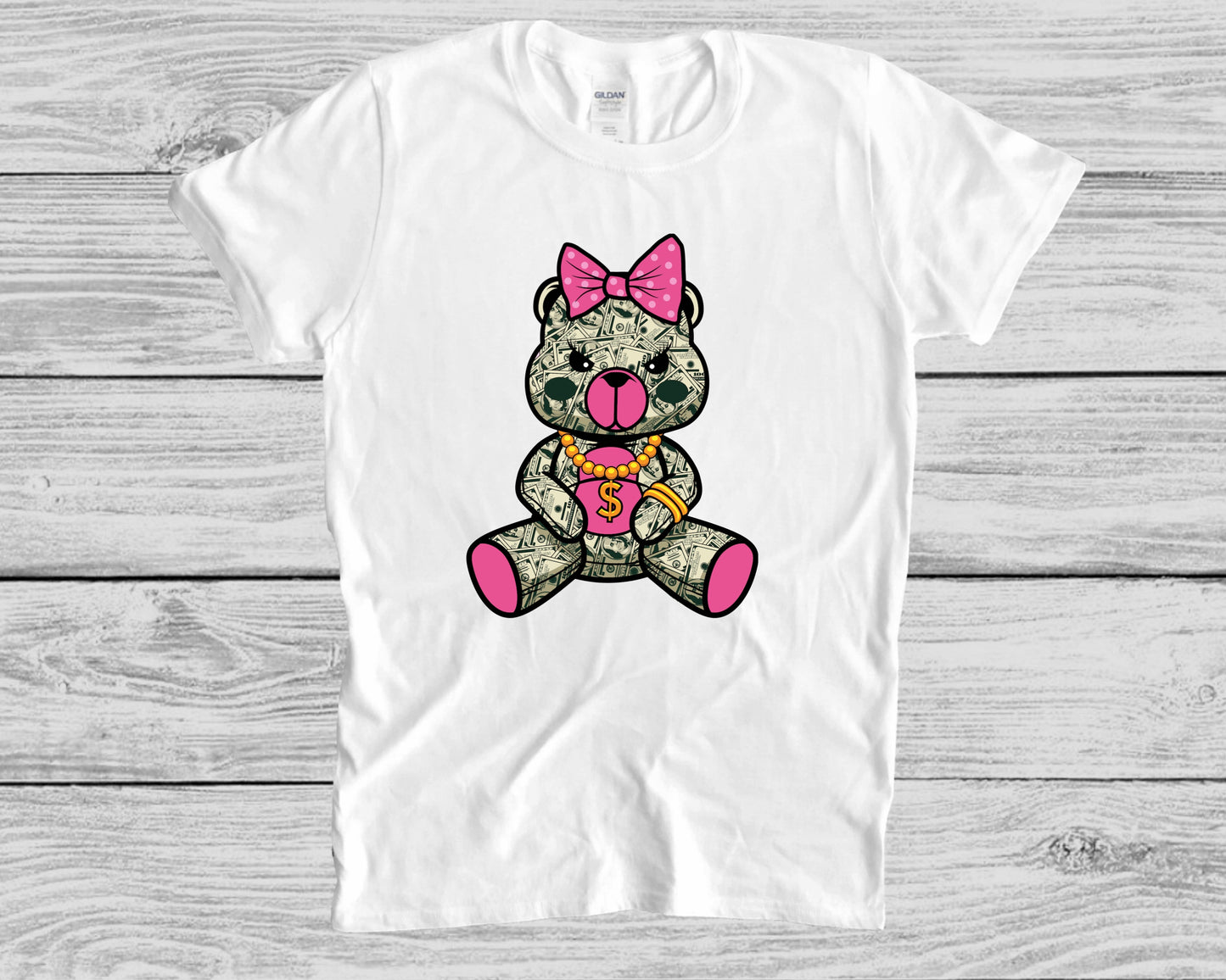 PINK SHE BEAR T-SHIRT