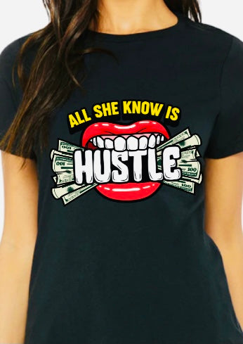 ALL SHE KNOWS T-SHIRT