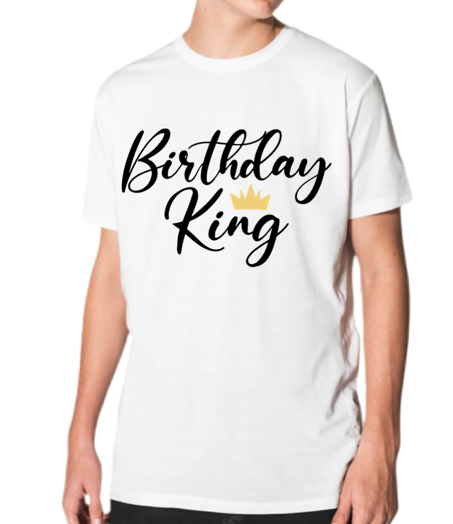 BIRTHDAY KING T-SHIRT