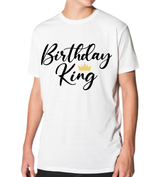 BIRTHDAY KING T-SHIRT