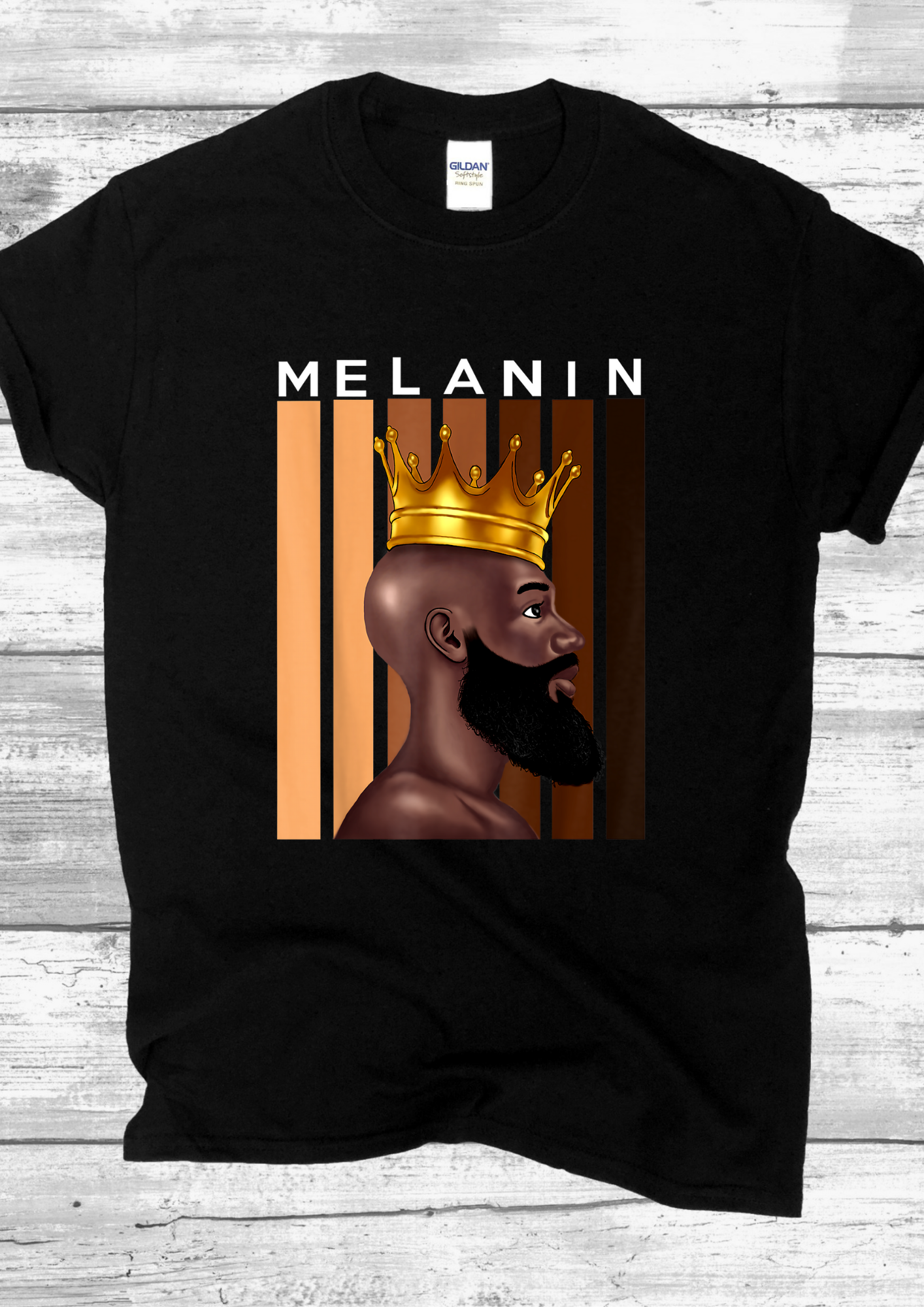 BLACK KING T-SHIRT.