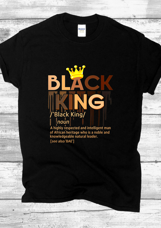 BLACK KING T-SHIRT.