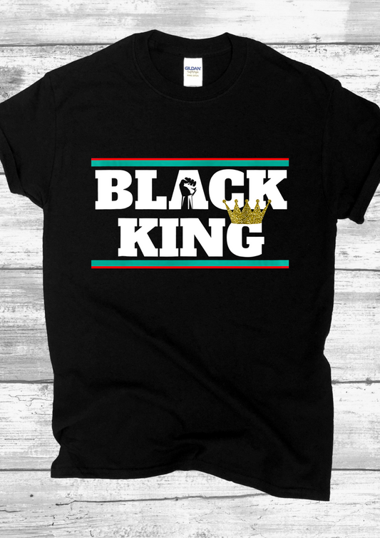 BLACK KING T-SHIRT.