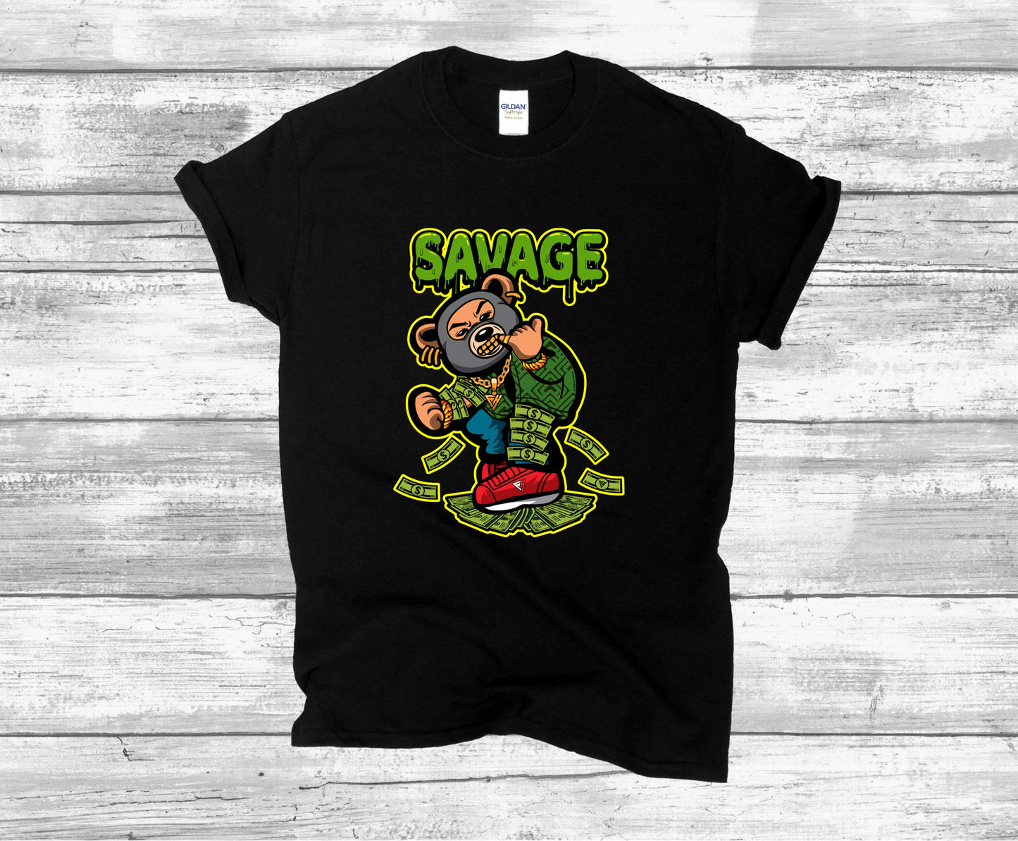 GREEN SAVAGE T-SHIRT