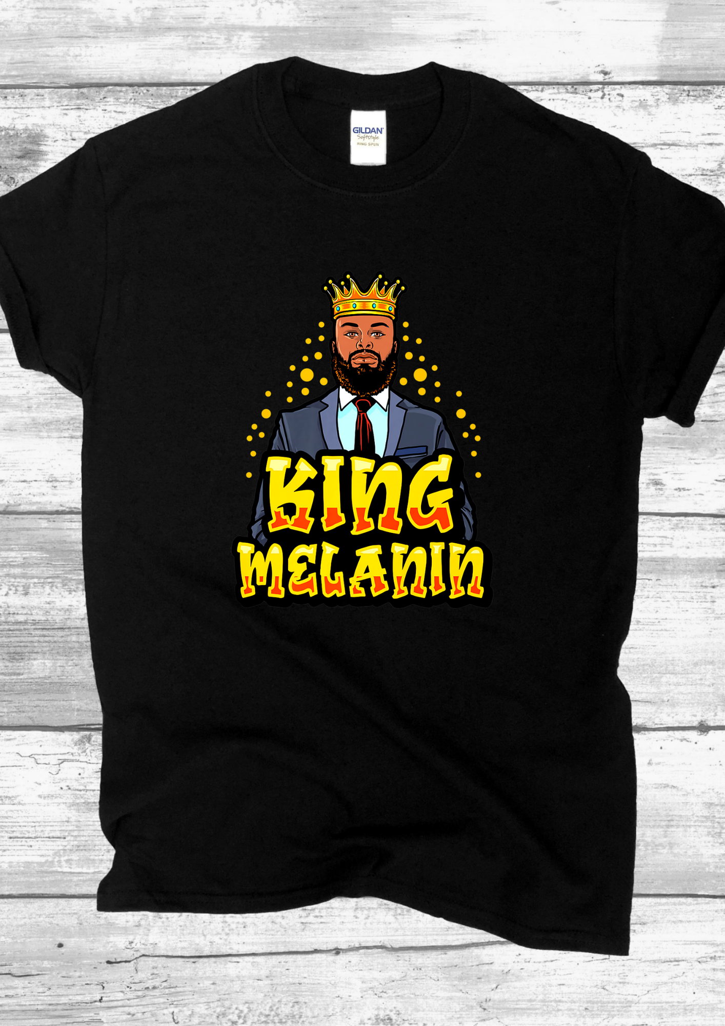 BLACK KING T-SHIRT.