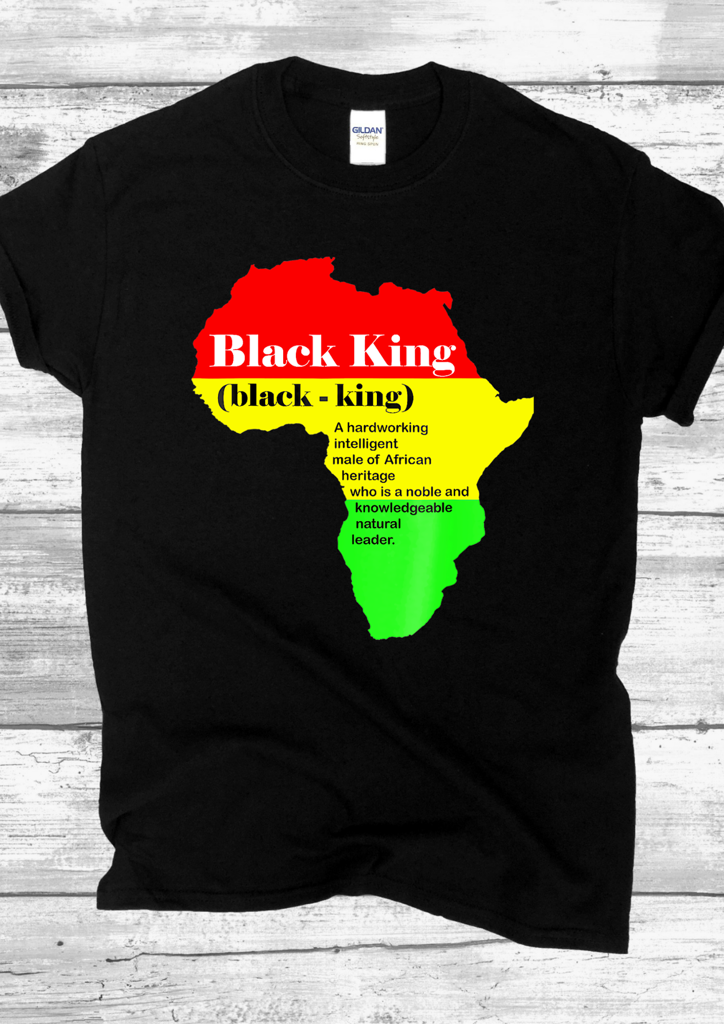 BLACK KING T-SHIRT.