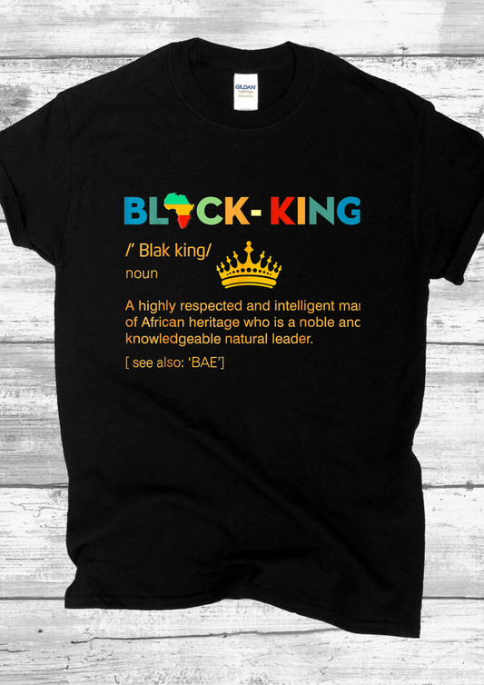 BLACK KING T-SHIRT.