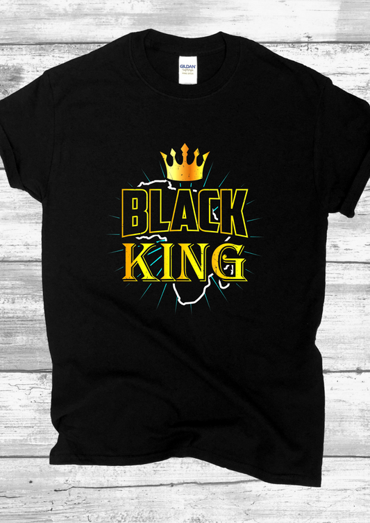 BLACK KING T-SHIRT.