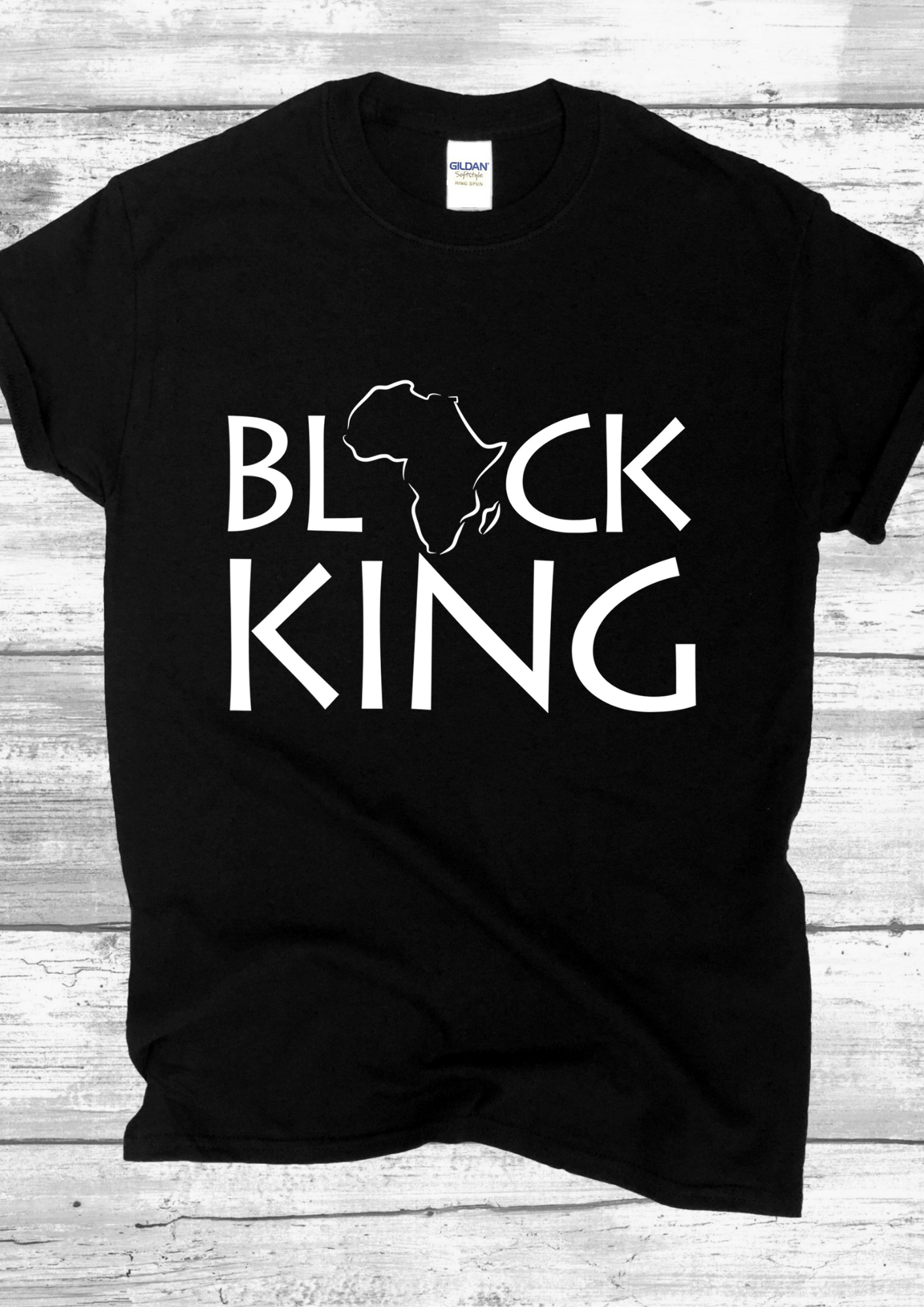 BLACK KING T-SHIRT.