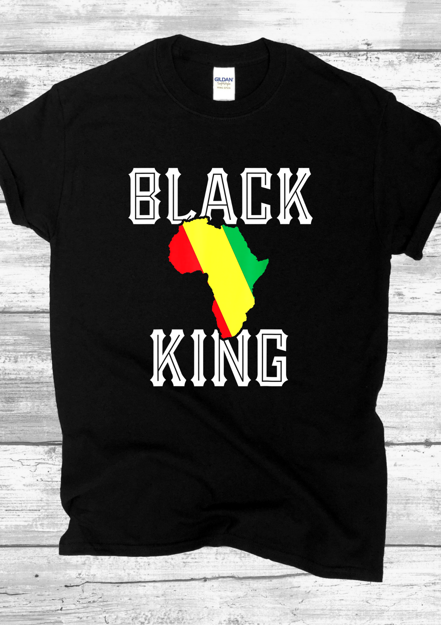 BLACK KING T-SHIRT.