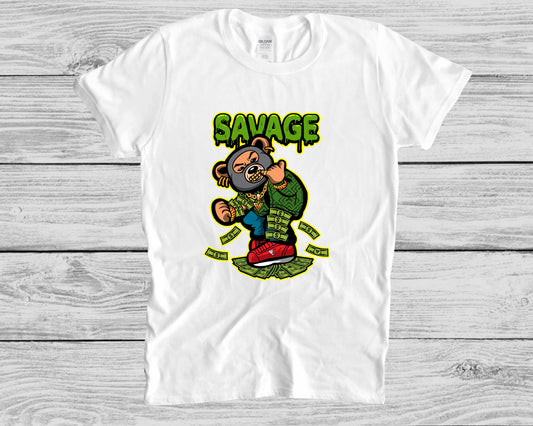 GREEN SAVAGE T-SHIRT