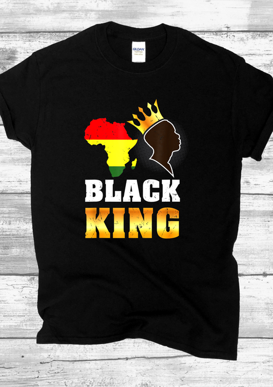 BLACK KING T-SHIRT.