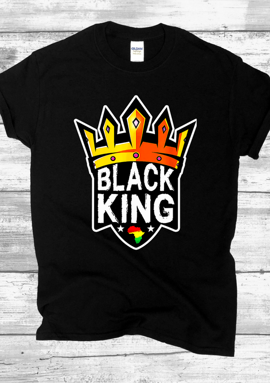 BLACK KING T-SHIRT.